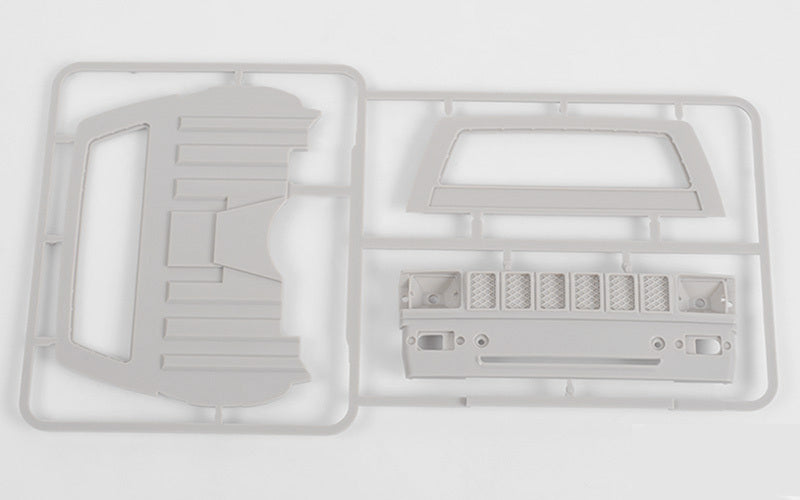 Z-B0074 RC4WD Mojave II Cab Back Panels and Grill Parts Tree (Primer Gray) RC 4WD