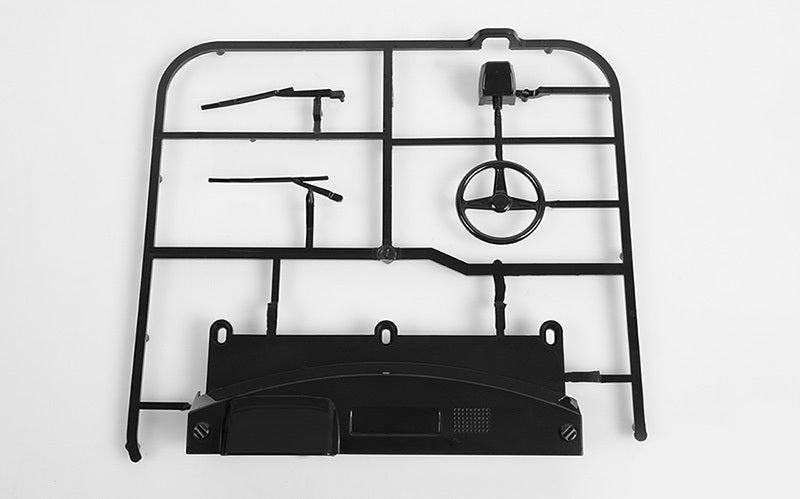 Z-B0080 RC4WD Mojave II Dash and Wiper Parts Tree (Black) RC 4WD