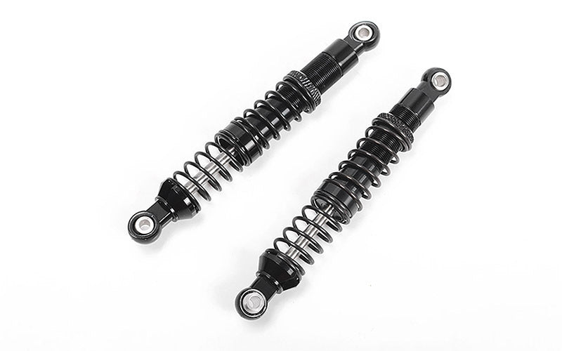 Z-D0039 Dual Spring 80mm Scale Black Shocks (Ver 2) RC 4WD