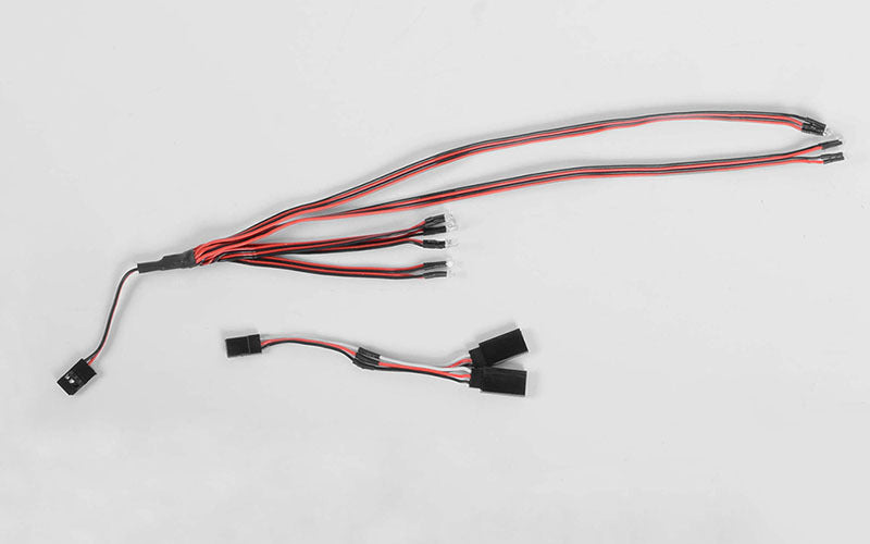 Z-E0102 LED Basic Lighting System for 1/18 Black Hawk Body Set RC 4WD