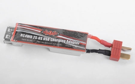 Z-E0109 RC4WD 2S-6S USB Charging Adapter w/"T" Style Plug RC 4WD