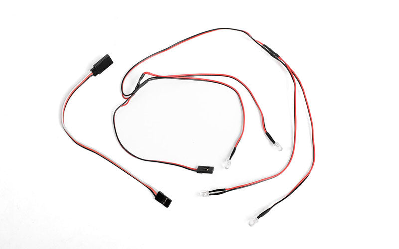 Z-E0128 Basic Lighting System for 1/10th Black Rock RC 4WD