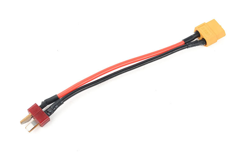 Z-E0144 "T" Style Male to XT60 Female Connector Adapter RC 4WD