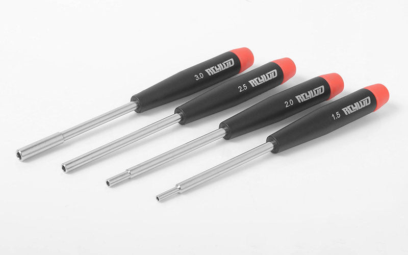 Z-F0030 RC4WD 4pc Precision Metric Hex/Nut Driver Set RC 4WD