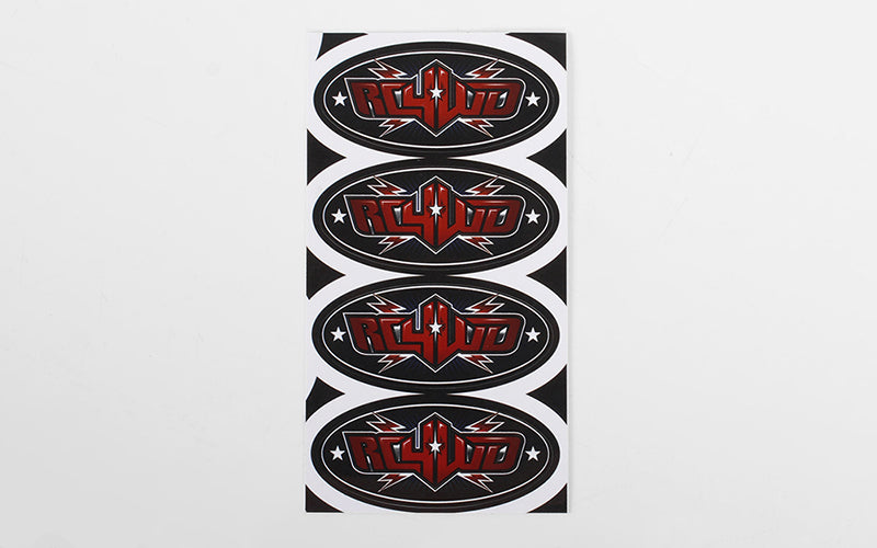 Z-L0187 RC4WD Logo Decal Sheets (2") RC 4WD