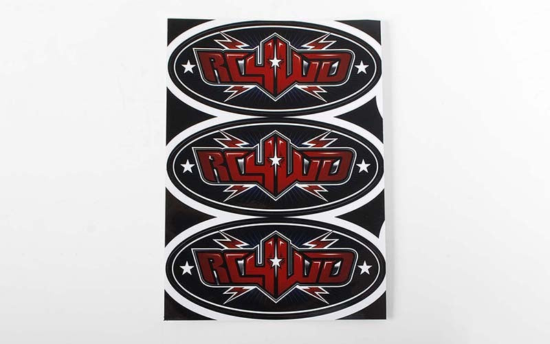 Z-L0207 RC4WD Logo Decal Sheets (4") RC 4WD