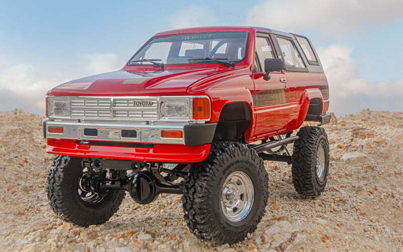 Z-RTR0063 RC4WD Trail Finder 2 RTR w/1985 Toyota 4Runner Hard Body Set (Red) RC 4WD