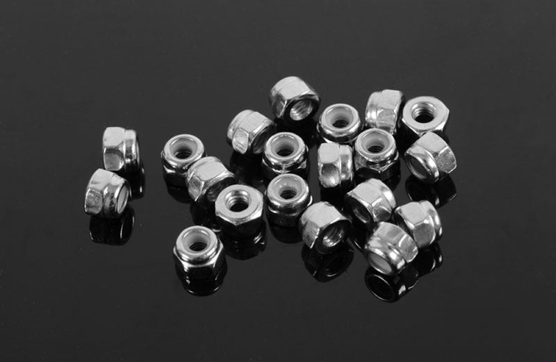 Z-S0005 Nylock Nut M2.5 (Silver) RC 4WD