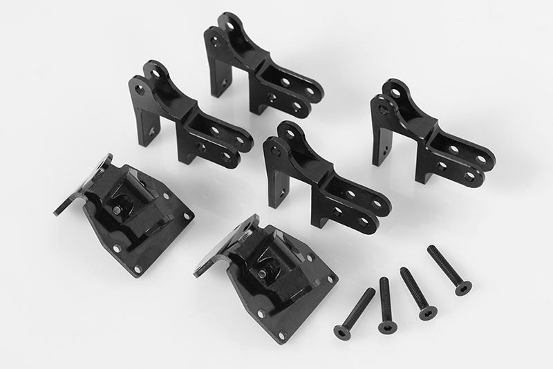 Z-S0016 4 Link Mounts for Blackwell Axle (Black) RC 4WD