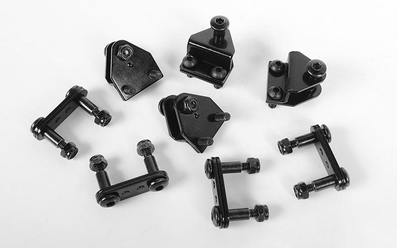 Z-S0047 Leaf Spring Shackles & Mounts Kit RC 4WD