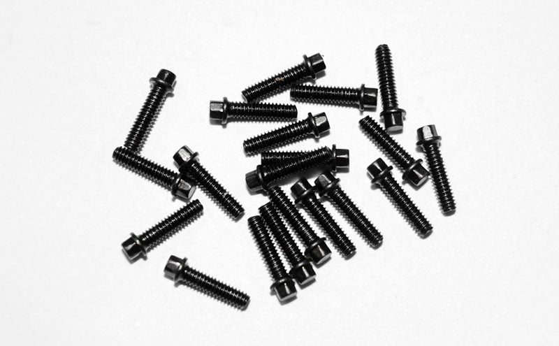 Z-S0376 RC4WD Miniature Scale Hex Bolts (M2 x 8mm) (Black) RC 4WD
