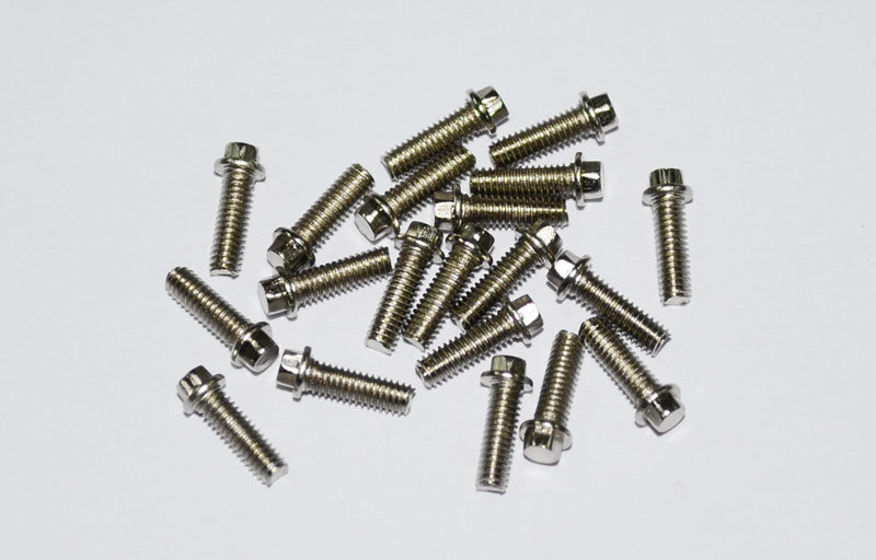 Z-S0418 RC4WD Miniature Scale Hex Bolts (M2.5 x 8mm) (Silver) RC 4WD