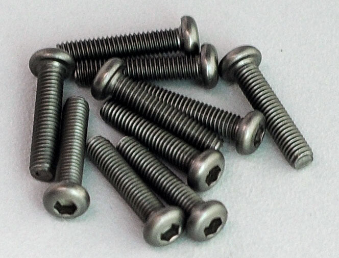Z-S0526 Titanium Hex Socket Screws M3x14mm (10) RC 4WD