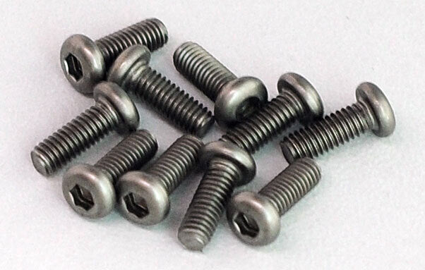 Z-S0564 Titanium Hex Socket Screws M3x8mm (10) RC 4WD
