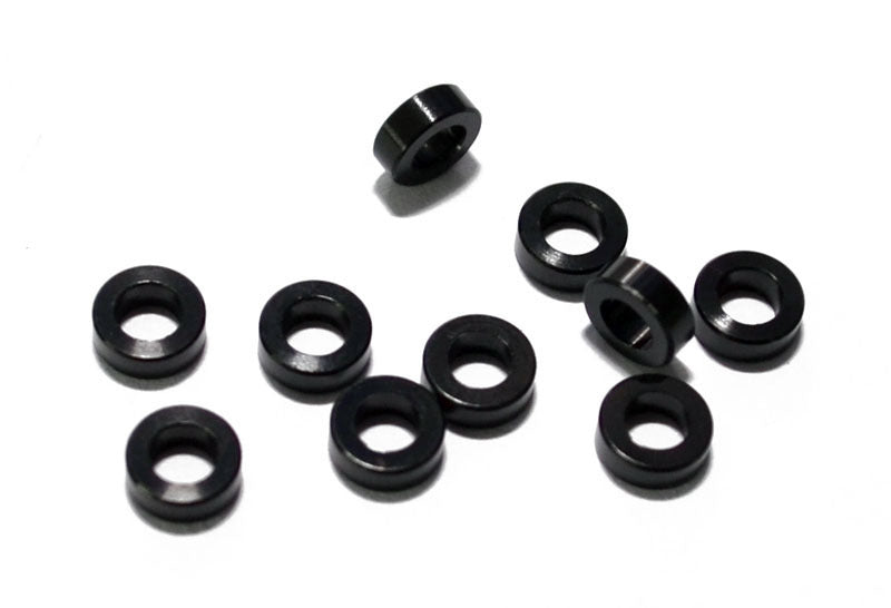 Z-S0600 2mm Black Spacer with M3 Hole (10) RC 4WD