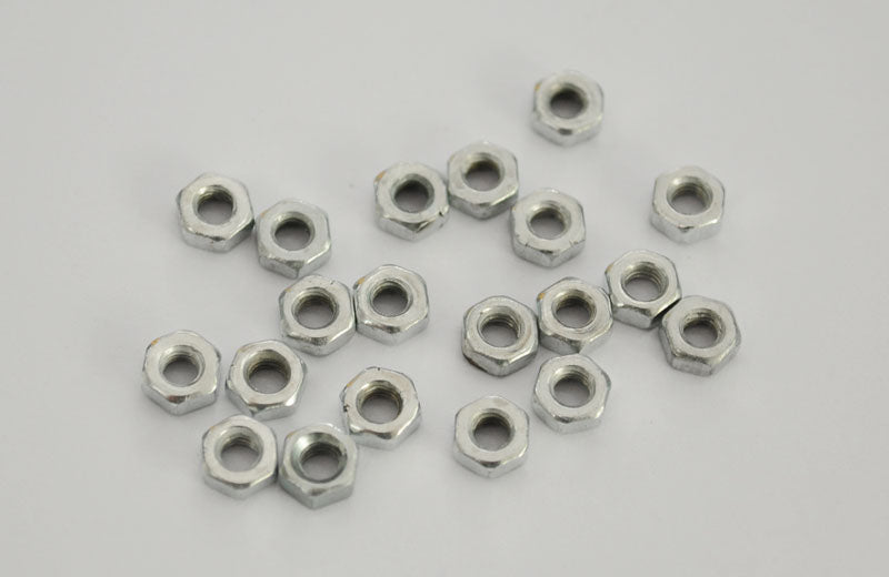 Z-S0628 Regular M3 Nuts (20) RC 4WD