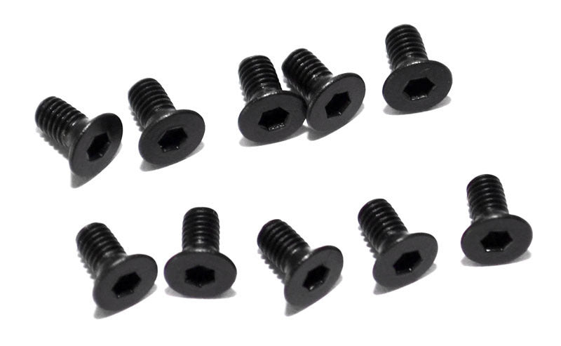 Z-S0648 Steel Flat Head Socket Cap Screw M3 x 6mm (10) RC 4WD