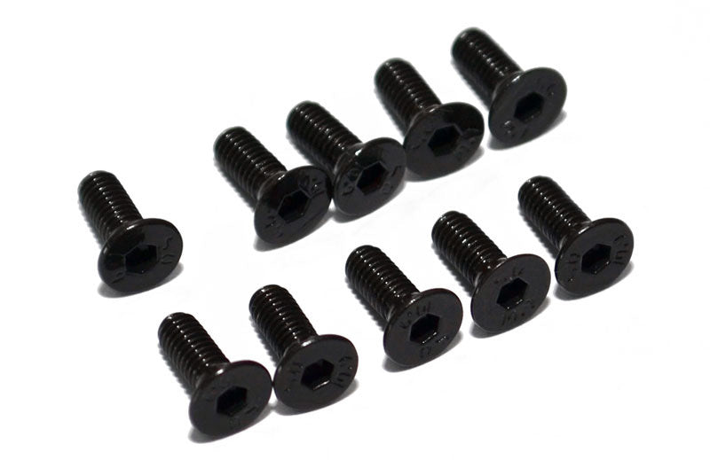 Z-S0649 Steel Flat Head Cap Screw M3 x 8mm (10) RC 4WD