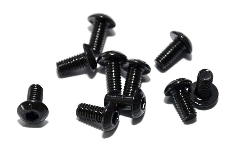 Z-S0651 Steel Button Head Cap Screws M3 x 6mm (10) RC 4WD