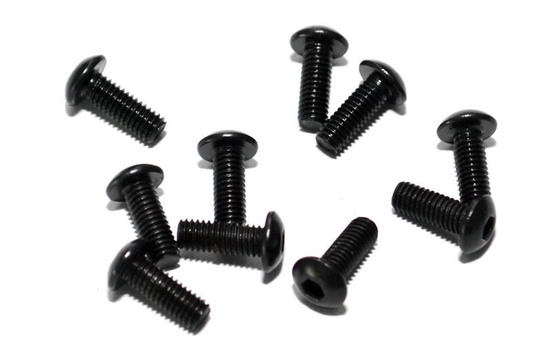 Z-S0652 Steel Button Head Cap Screws M3 x 8mm (10) RC 4WD