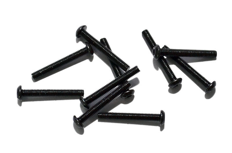 Z-S0658 Steel Button Head Cap Screws M3 x 22mm (10) RC 4WD