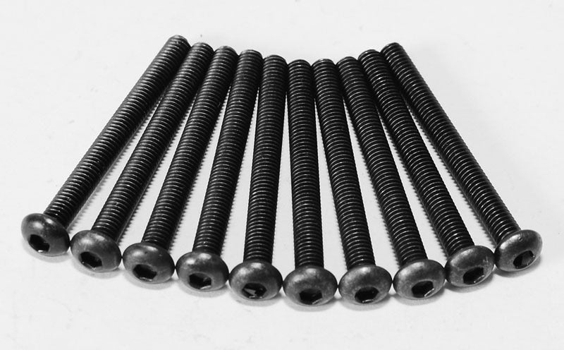 Z-S0748 Steel Button Head Cap Screws M3 x 25mm (10) RC 4WD