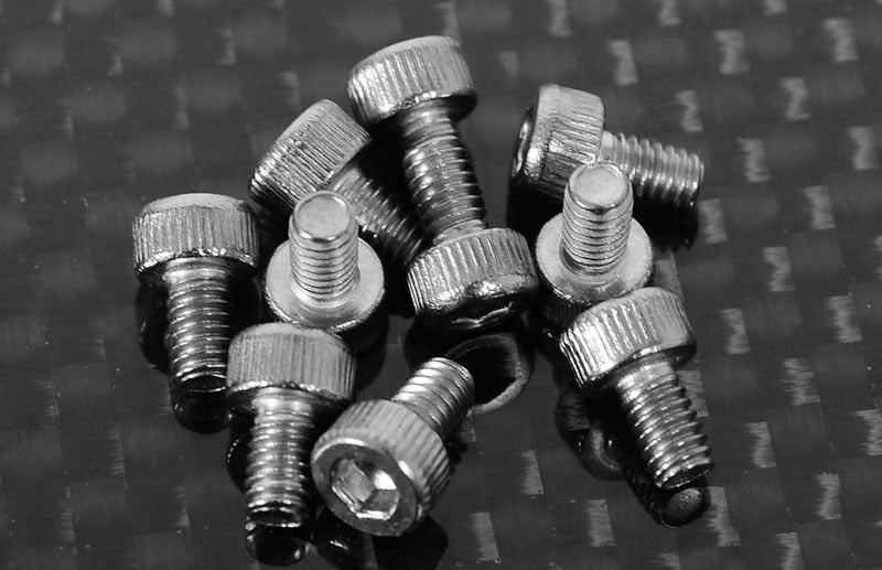 Z-S0762 Socket Head Cap Screws M2.5 x 4mm (10) (Silver) RC 4WD