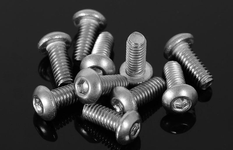 Z-S0763 Button Head Cap Screws M2.5 x 6mm (10) RC 4WD