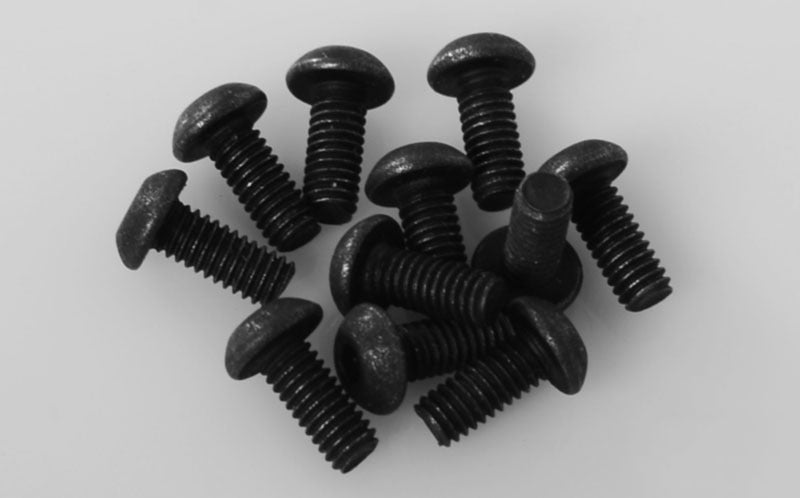 Z-S0764 Steel Button Head Cap Screws M2.5 x 6mm (10) RC 4WD