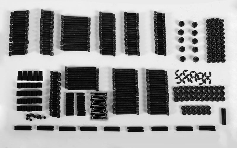 Z-S0838 Scaler & Crawler Screws & Support Bag (Black) RC 4WD