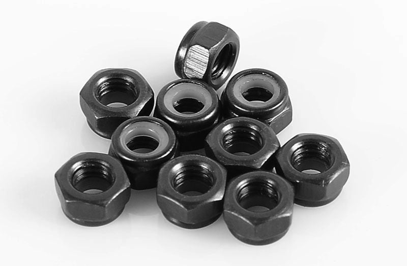 Z-S0848 Nylock Nuts M5 (Black) RC 4WD