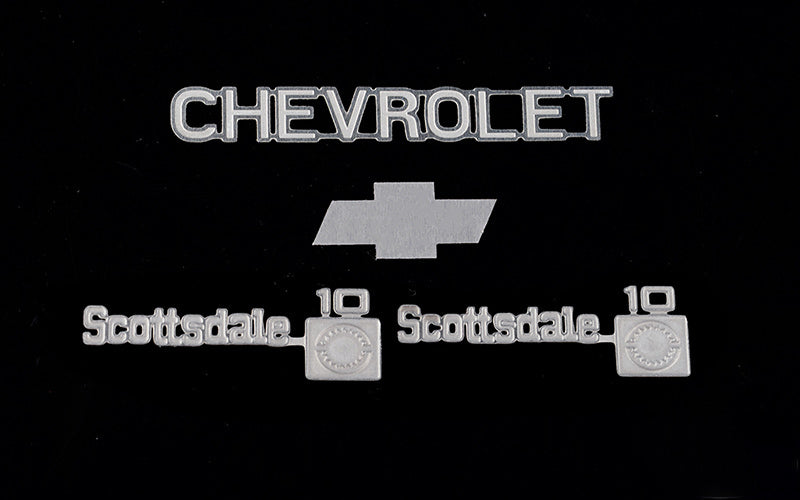 Z-S0861 RC4WD Chevrolet K10 Metal Emblem Set RC 4WD