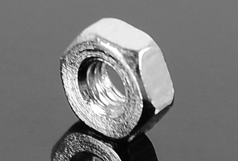 Z-S0875 Regular M2 Nuts (Silver) RC 4WD
