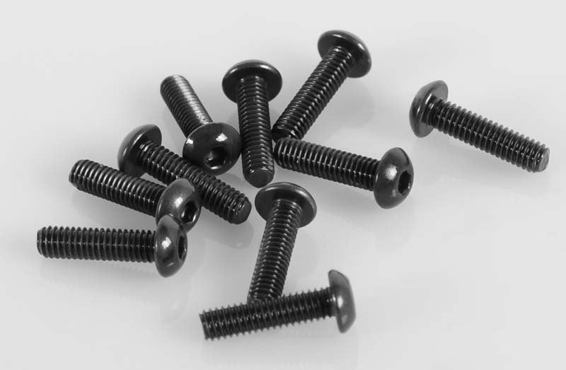 Z-S0916 Steel Button Head Cap Screws M2.5 x 10mm (10) RC 4WD