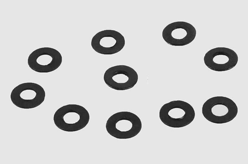 Z-S0917 M2 Flat Washer (Black) RC 4WD