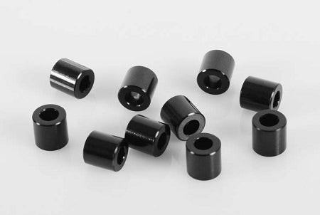Z-S0956 6mm Black Spacer with M3 Hole (10) RC 4WD