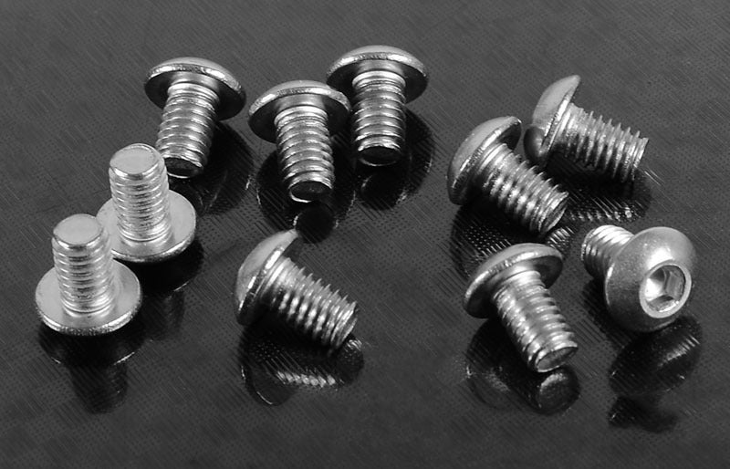 Z-S0967 Button Head Cap Screws M4 x 6mm (10) RC 4WD