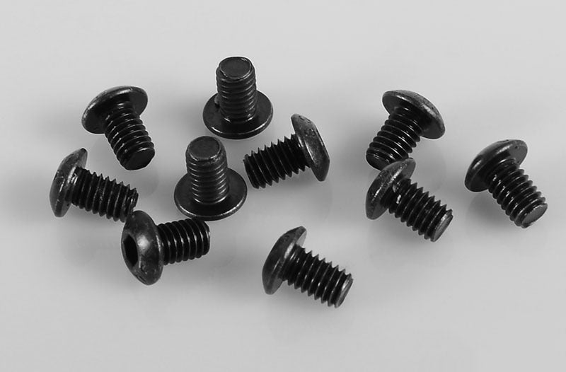 Z-S0968 Steel Button Head Cap Screws M4 x 6mm (10) RC 4WD