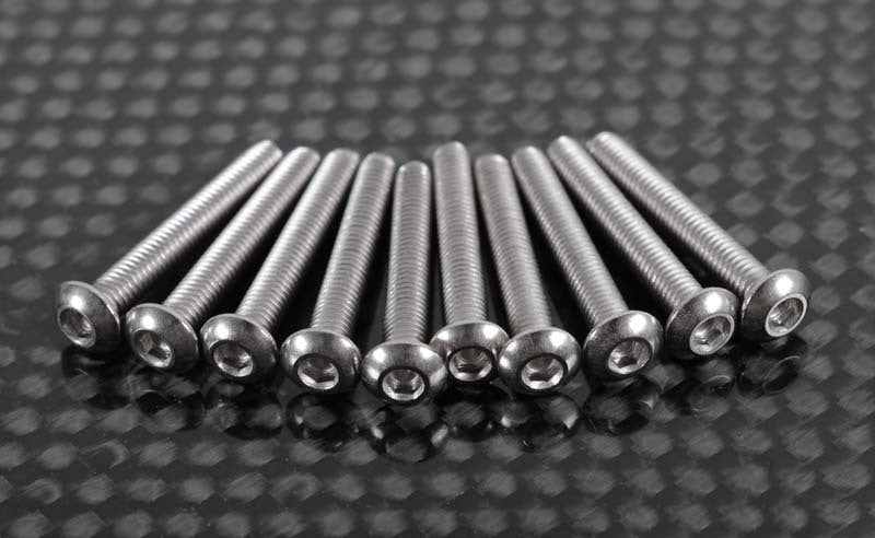 Z-S0978 Button Head Cap Screws M3 x 20mm (10) RC 4WD