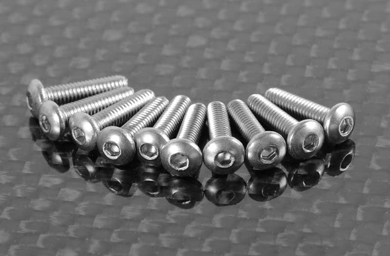 Z-S0980 Button Head Cap Screws M2.5 x 10mm (10) RC 4WD