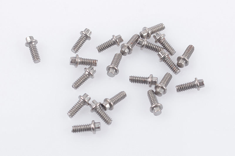 Z-S1124 RC4WD Miniature Scale Hex Bolts (M1.6 x 4mm) (Silver) RC 4WD