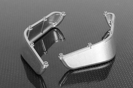 Z-S1154 Aluminum Tube Front Fender for Axial Jeep Rubicon (Silver) RC 4WD