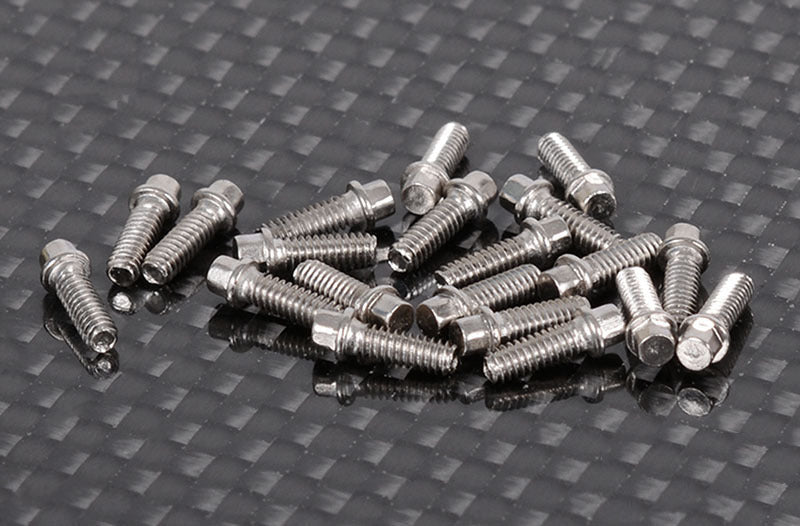 Z-S1196 RC4WD Miniature Scale Hex Bolts (M2 x 6mm) (Silver) RC 4WD