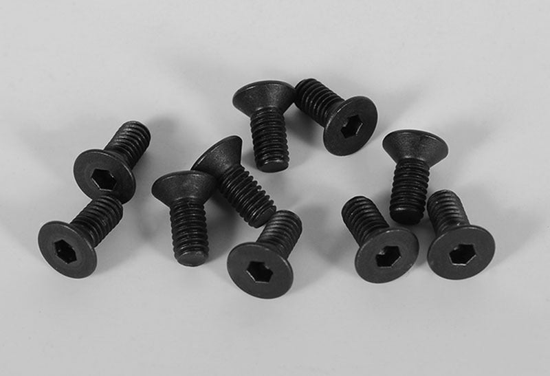 Z-S1205 Steel Flat Head Socket Cap Screws M2.5 x 6mm (10) RC 4WD