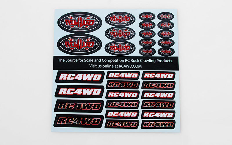Z-S1270 RC4WD Small Decal Sheet RC 4WD