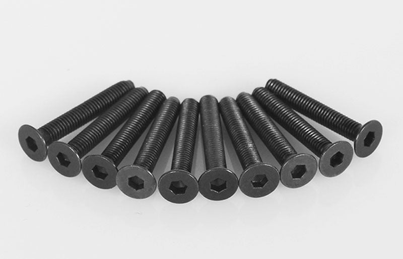 Z-S1311 Steel Flat Head Socket Cap Screw M3 x 20mm (10) RC 4WD
