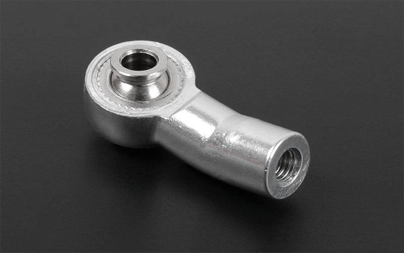 Z-S1350 M3 Bent Aluminum Axial Style Rod End (Silver) (10) RC 4WD