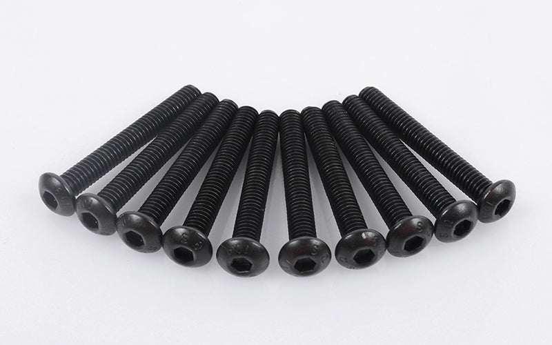 Z-S1392 Steel Button Head Cap Screws M4 x 30mm (10) RC 4WD
