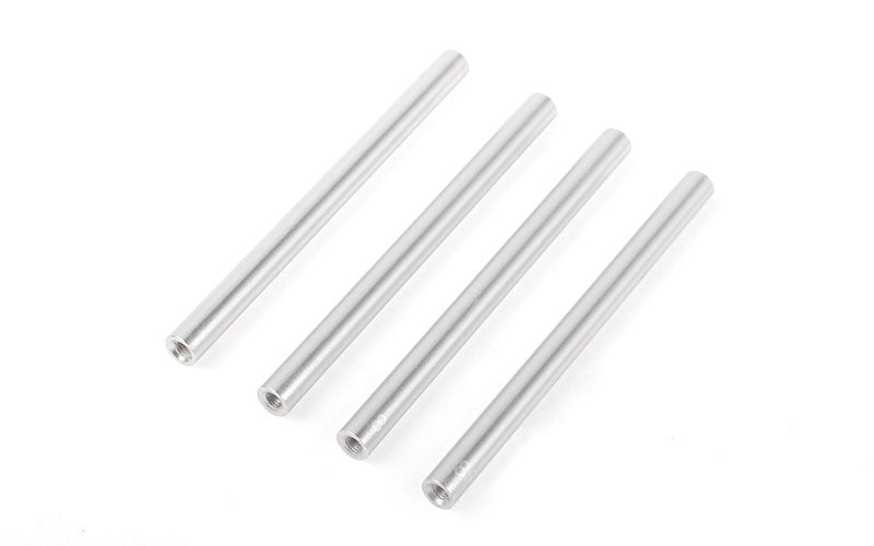 Z-S1405 80mm (3.15") Internally Threaded Aluminum Link (Silver) (4) RC 4WD
