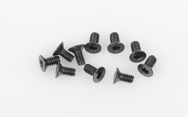 Z-S1516 Steel Flat Head Cap Screw M2 X 4mm (10) RC 4WD